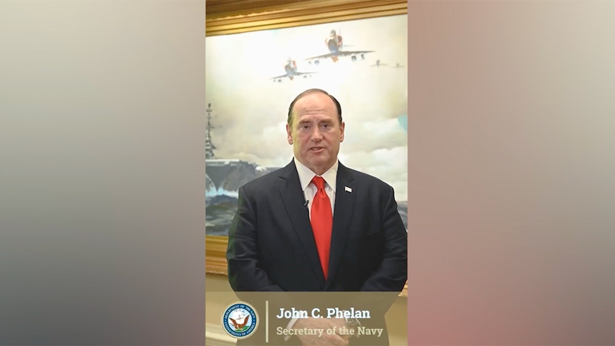 Secretary of the Navy John Phelan