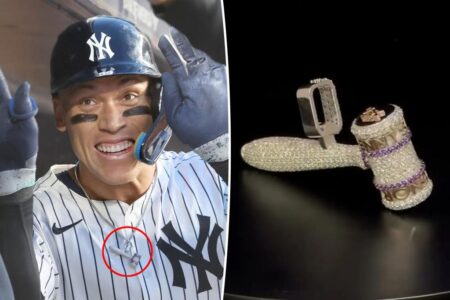 Exclusive | Aaron Judge’s $20K diamond gavel necklace was gifted to him by a teammate — and it has hidden special details: He ‘loved it’