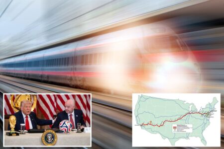 High-speed train linking NYC to Los Angeles proposed ahead of FIFA World Cup