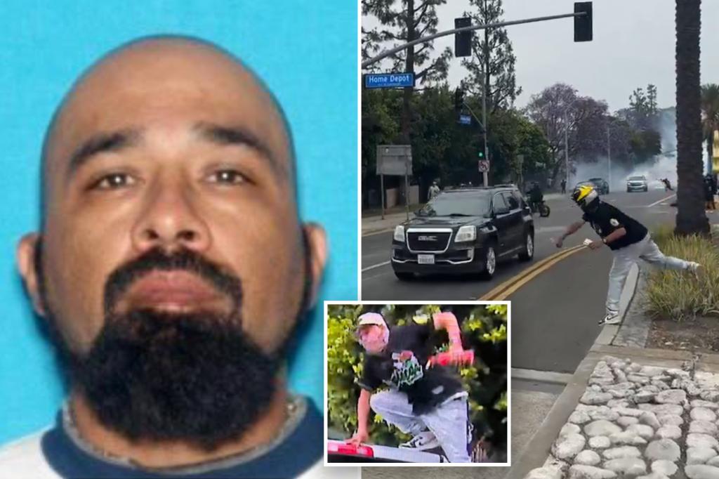 Brute on FBI’s ‘most wanted’ list for tossing cinderblock during anti-ICE riots finally busted at border