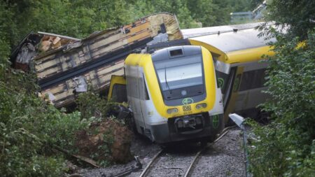 Landslide caused deadly train crash in Biberach, German police say