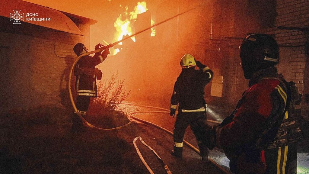 Russia launches massive aerial attack on Kyiv, injuring at least 23