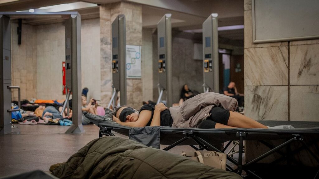 Russian attack on Kyiv injures eight as drone barrage continues