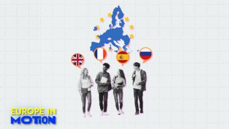 Which are the most studied languages in EU schools?