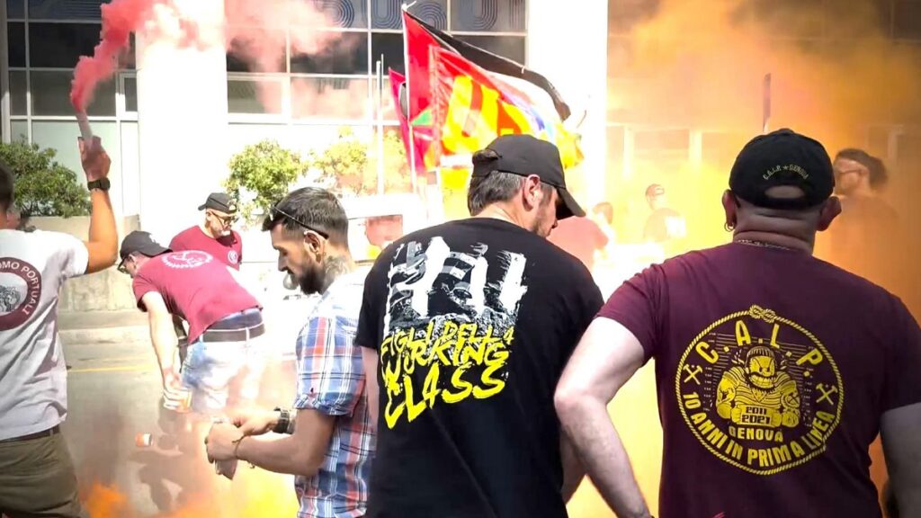 European dockworkers demand halt to arms shipments to Israel