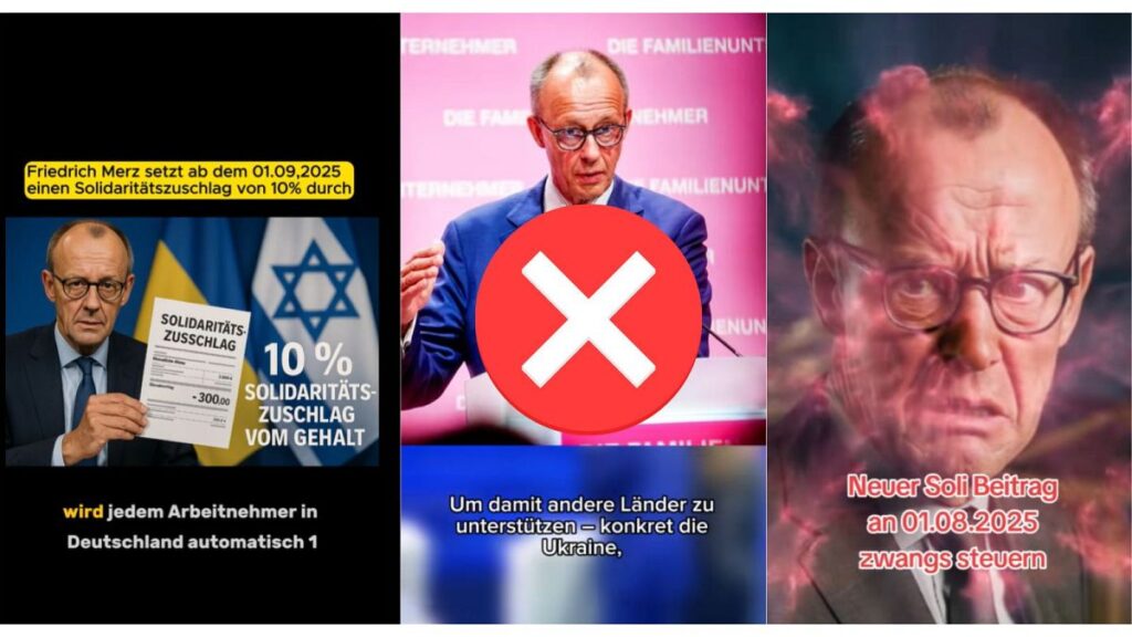 No, Germany is not imposing a ‘solidarity tax’ to fund Ukraine, Israel