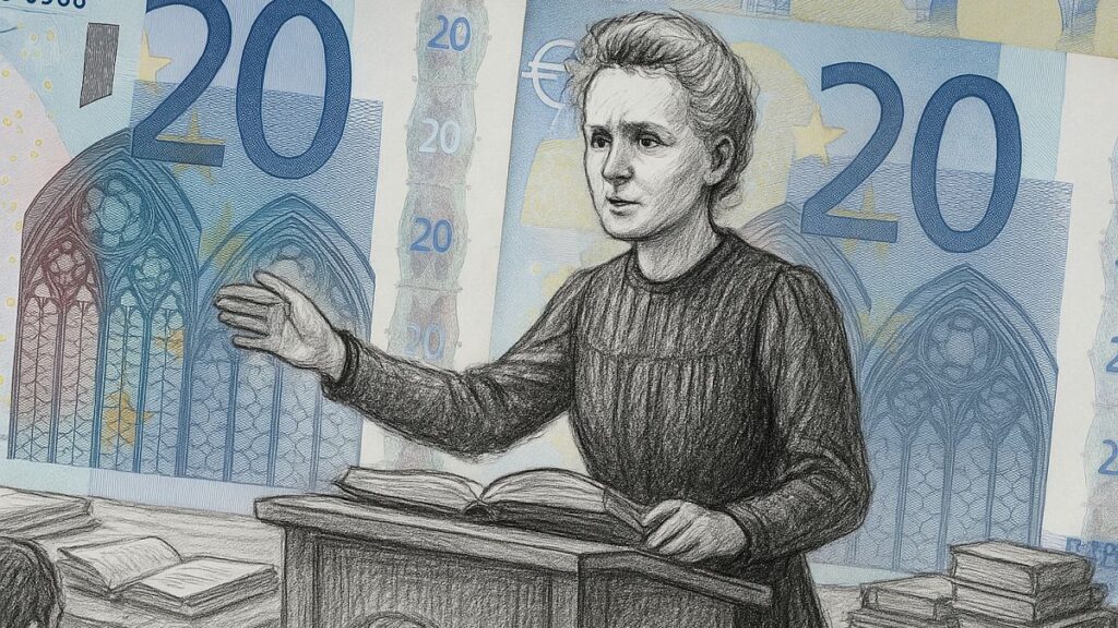 New euro banknotes spark Franco-Polish dispute over Marie Curie's name