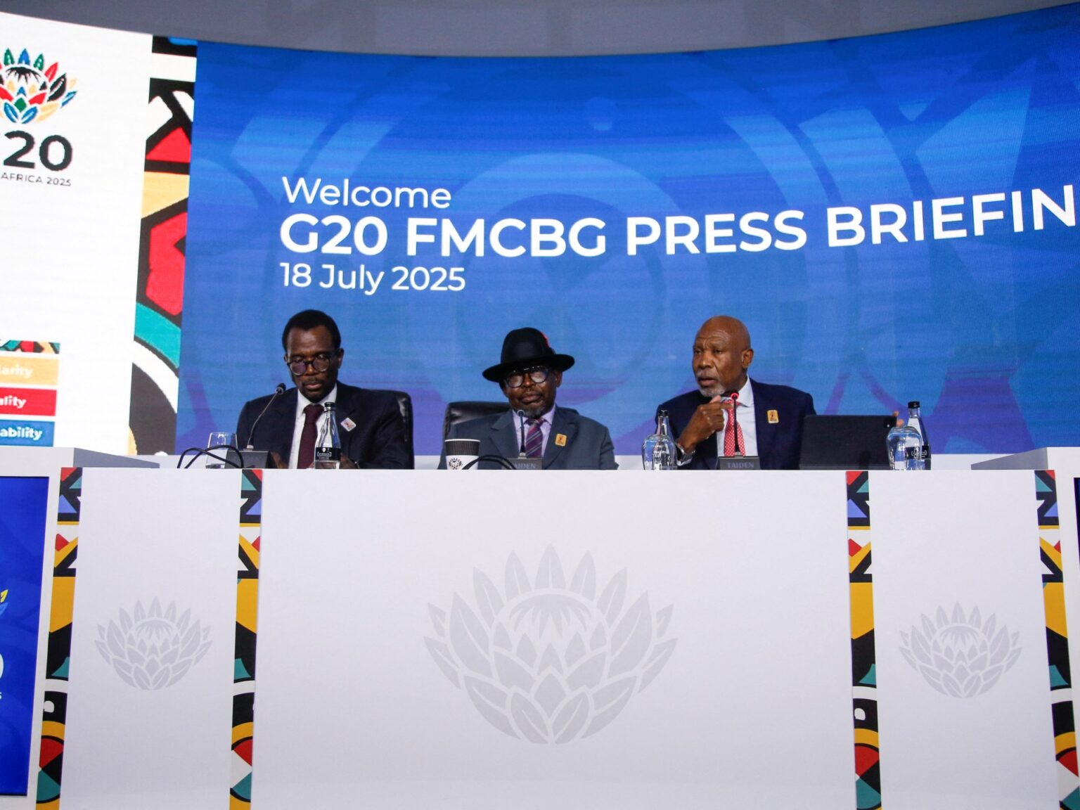 G20 finance ministers reach consensus on key economic issues