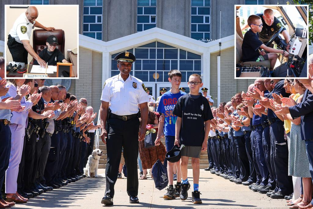 Long Island boy becomes county ‘sheriff’ before life-saving kidney transplant surgery