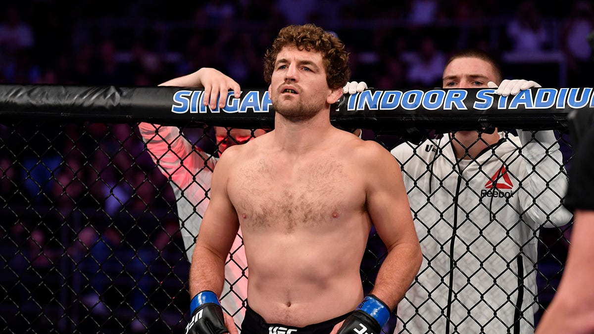 Ben Askren in octagon