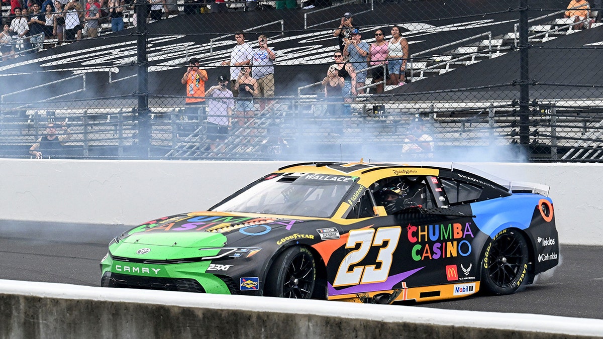 Bubba Wallace's car after win