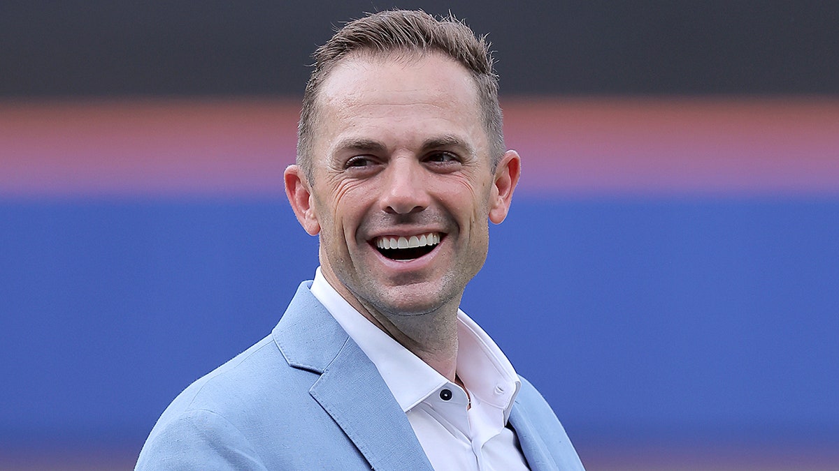 David Wright looks on