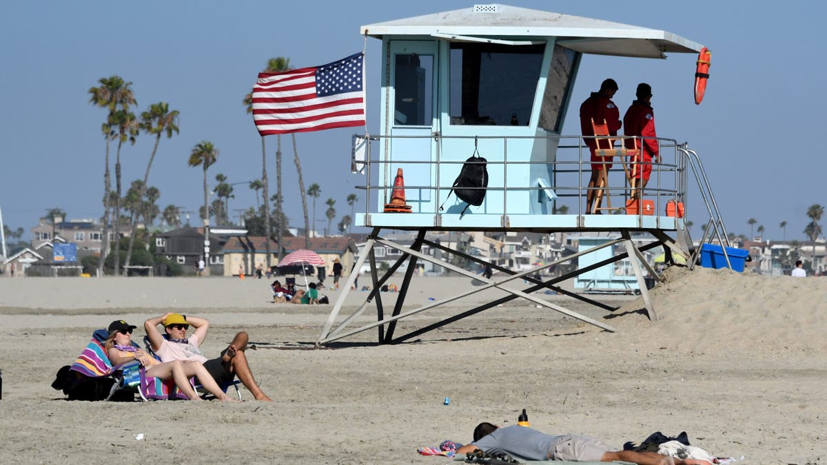 Lifeguards on-duty in California