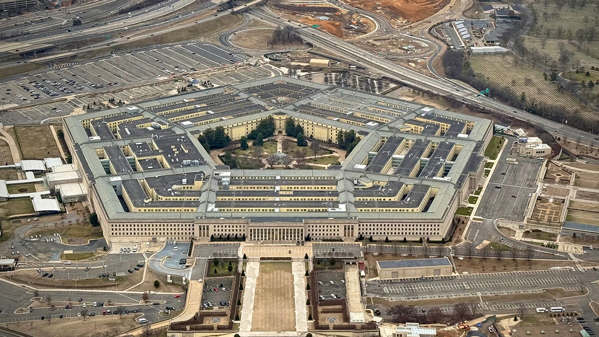 The Pentagon building as seen from the air