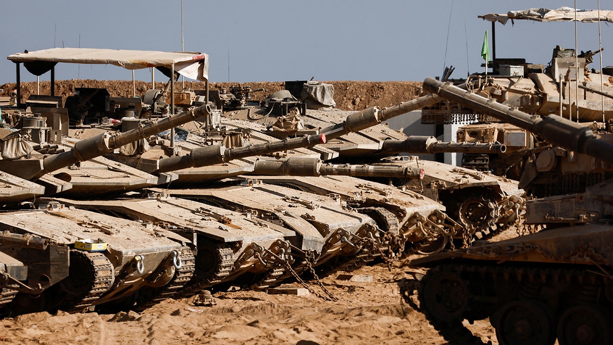 Israel IDF Tanks Gaza