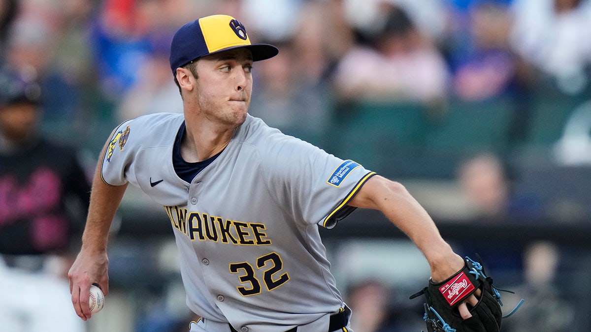 Jacob Misiorowski pitches