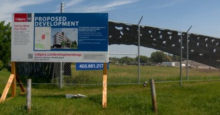 Residents take City of Calgary to court over rezoning of former Viscount Bennett site