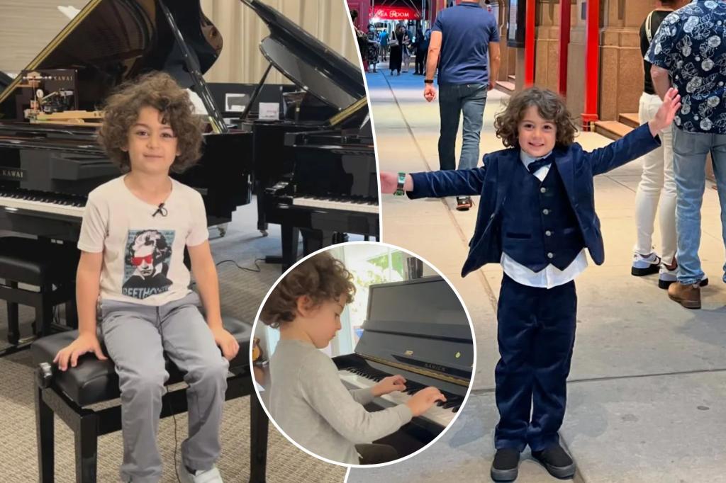 Exclusive | Baby got Bach! Ivory-tickling tot, 5, makes youngest-ever debut at NYC’s Carnegie Hall this weekend
