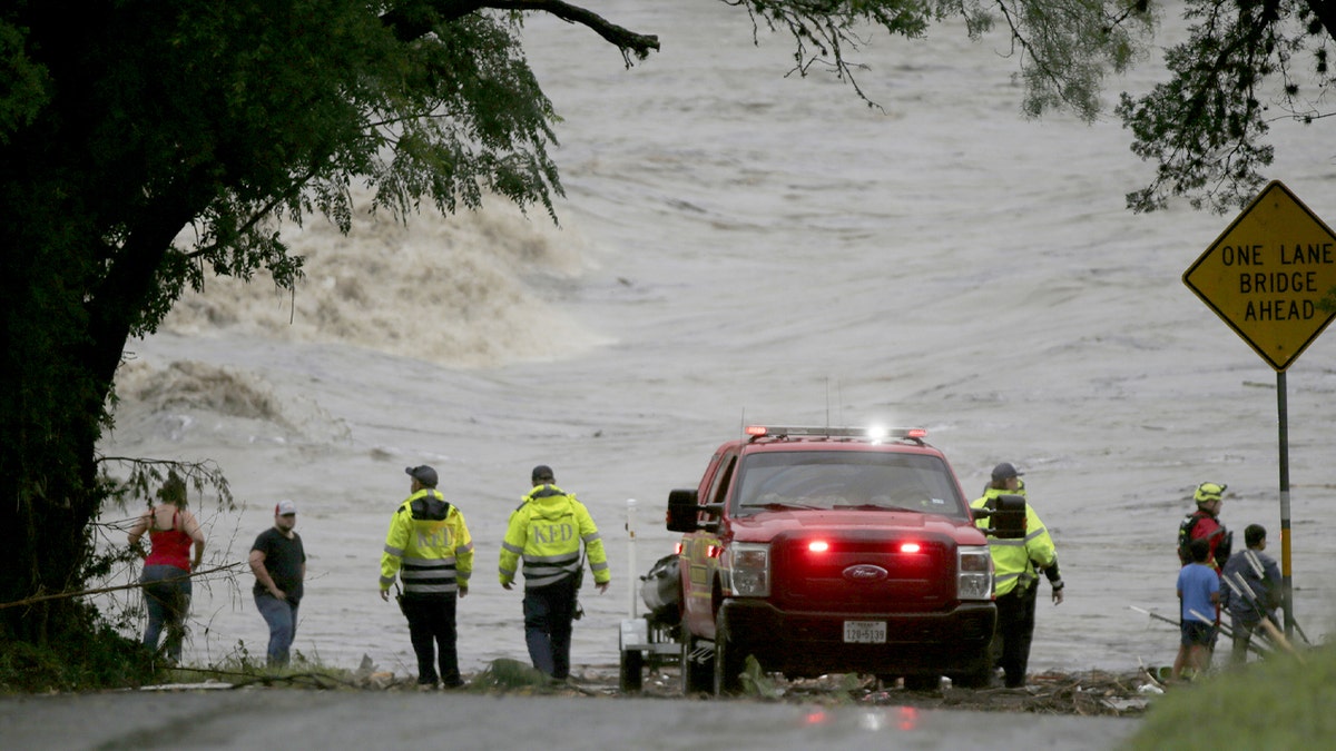 First responders search for individuals after devastating Texas flood