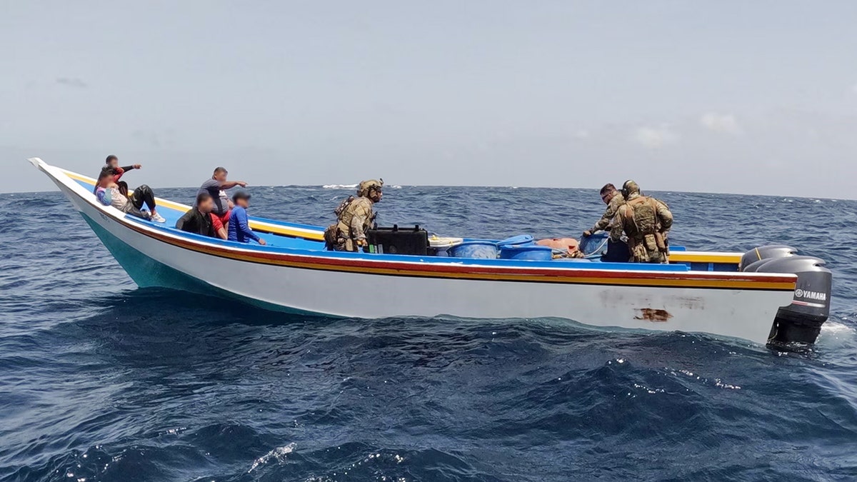 Suspected drug vessel off coast of Venezuela