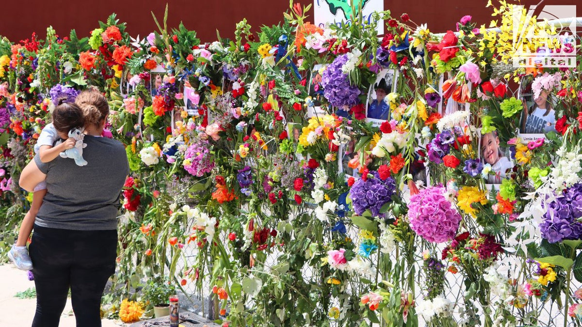memorial wall in Kerrville, Texas.