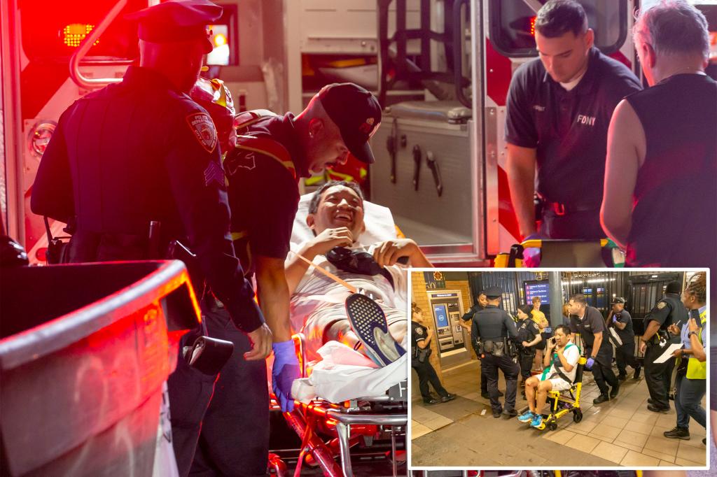 Man pushed onto train tracks at Midtown subway station: NYPD