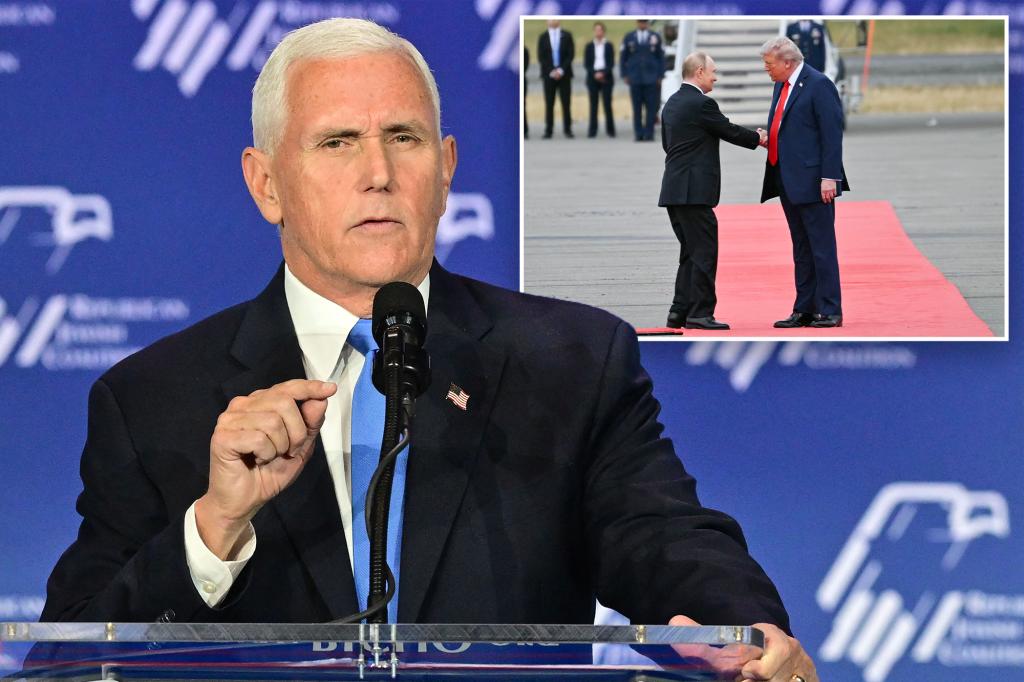 Pence urges Trump to take out the ‘hammer’ on Russia: ‘Putin’s not going to stop until he’s stopped’