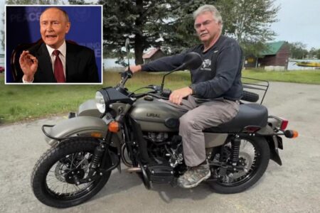 Vladimir Putin gives Alaska man new motorcycle after he complained about cost to repair his Soviet-era bike because of war