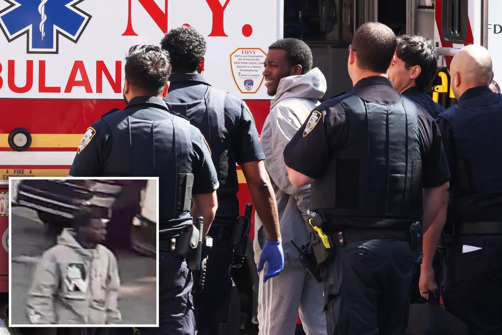 Alleged Queens carjacker suffers apparent health episode at NYPD precinct: photos