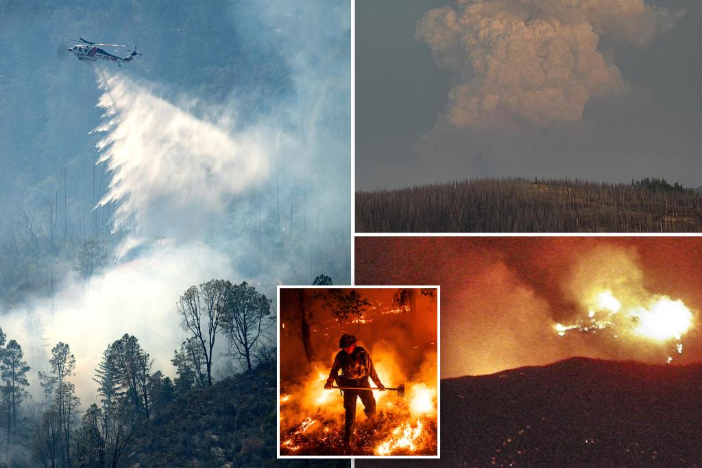 New wildfires spark in Central and Northern Calif., prompting evacuations