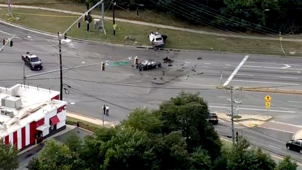 Maryland mother killed when 4 teens in stolen car slam into her and her child