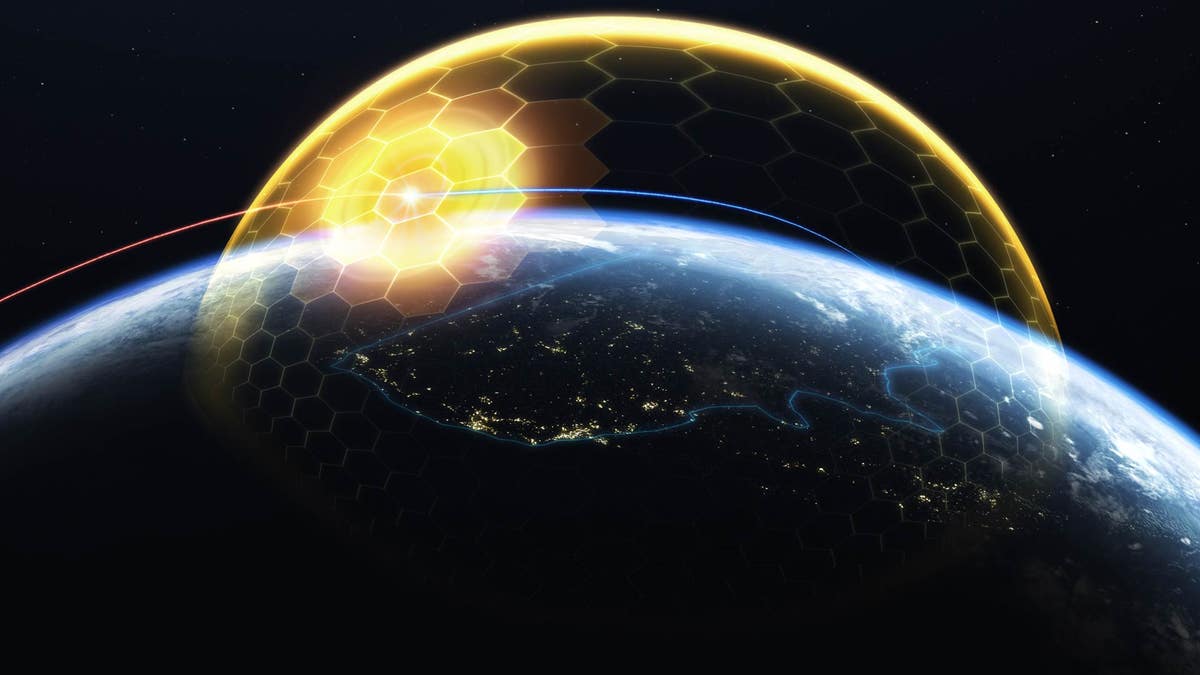 Above is a digitized concept design of Golden Dome.