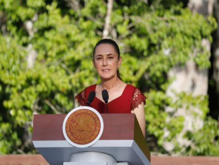 Mexico’s President Claudia Sheinbaum denies knowledge of US drug initiative