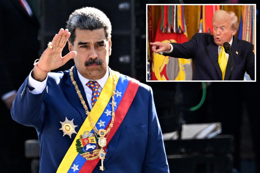 Trump admin announces $50M reward for capture of Venezuela’s Nicolás Maduro