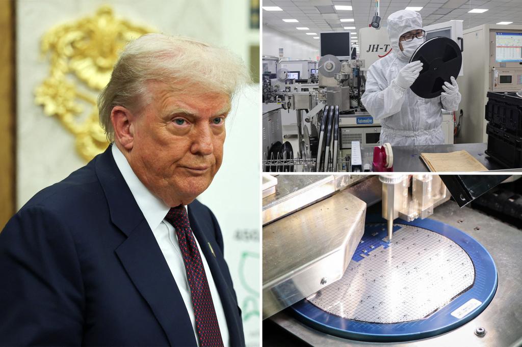 Trump announces 100% tariff on semiconductors made outside the US in potential blow to domestic businesses