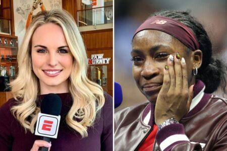 ESPN reporter accidentally called Coco Gauff ‘Simone’ in awkward on-air slip-up at US Open