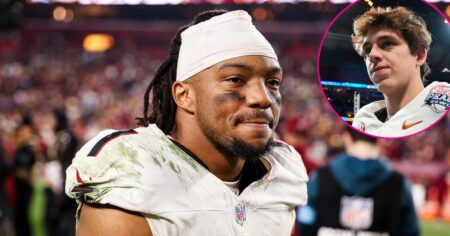 Atlanta Falcons RB Bijan Robinson Talks Arch Manning Expectations, ‘Little Early’ to Discuss Heisman (Exclusive)