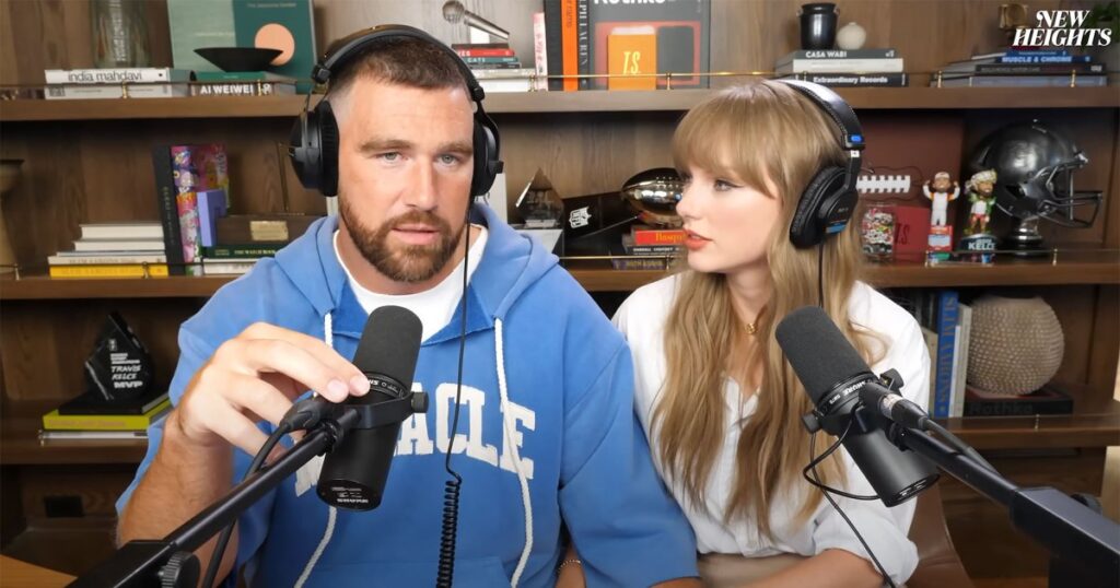 Travis Kelce Explains Why It Was ‘Hard to Interview’ Taylor Swift on ‘New Heights’