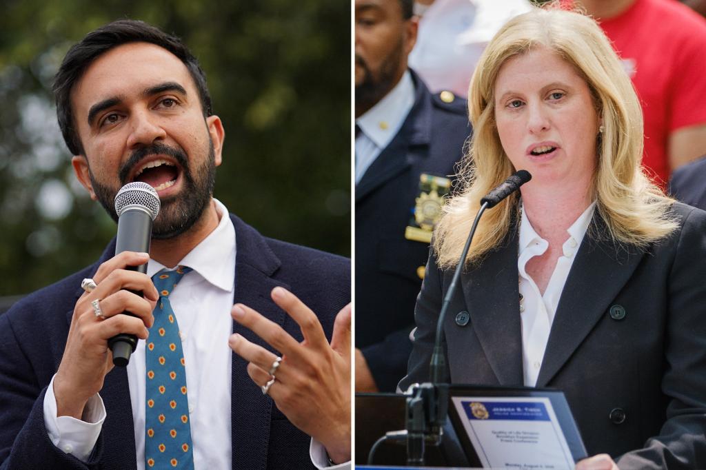 Zohran Mamdani praises NYPD Commish Tisch’s crime record but won’t commit to keeping her if elected — and defends previous silence on slain cops