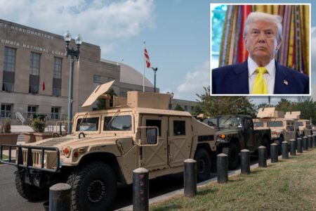 US military preparing to surge National Guard troops to Washington DC to fight local crime and youth violence: report