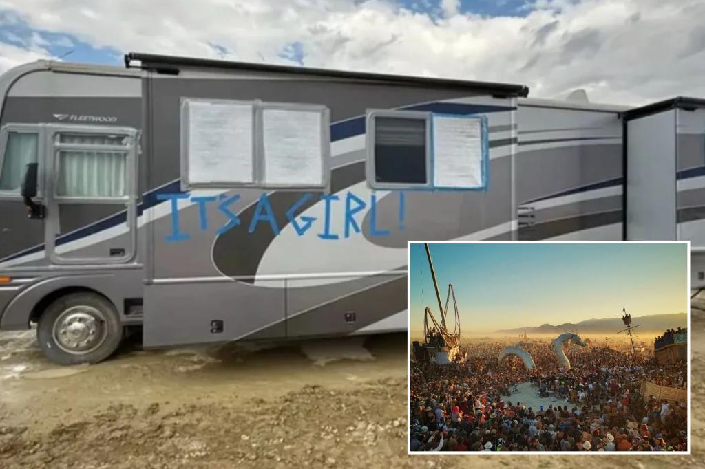 Baby born at Burning Man festival to parents who had no idea about pregnancy: ‘It’s an absolute miracle’
