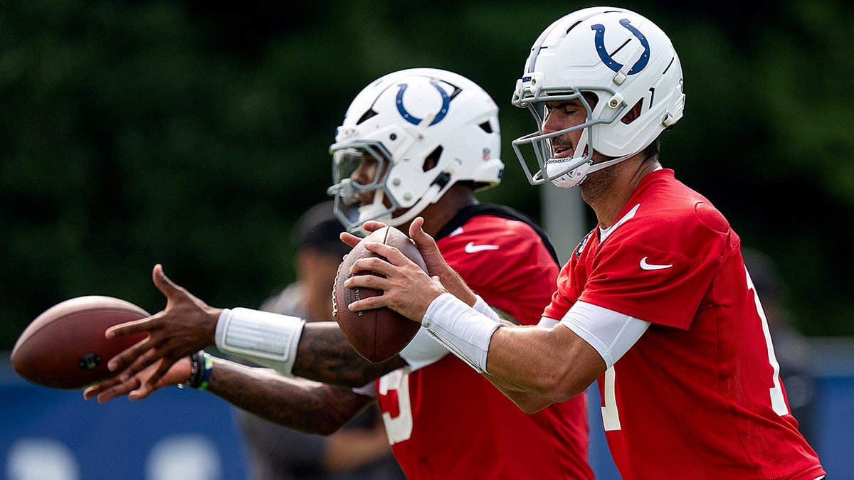 Quarterbacks in action