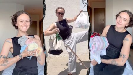 Ella Emhoff shares climate anxiety concerns while using plastic bags in social media posts