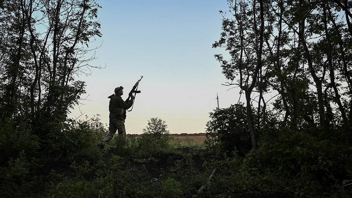 Ukrainian serviceman
