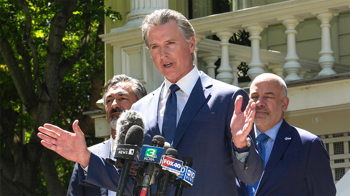 Democratic Gov. Gavin Newsom vows to fight "fire with fire" if Texas Republicans go ahead with a controversial congressional redistricting plan