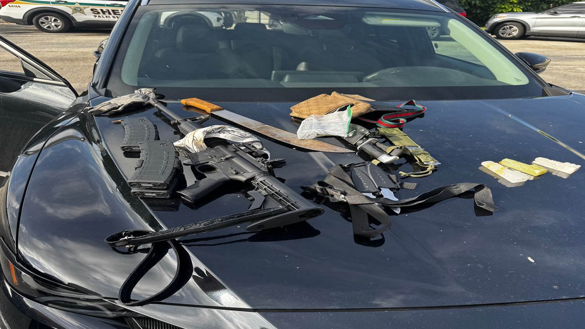 Weapons recovered outside Florida airport