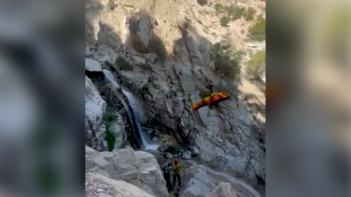 First responders help injured hiker