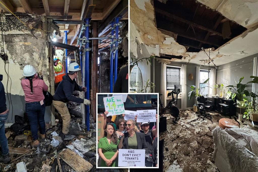 Exclusive | NYC tenants displaced by 2023 blaze still without permanent homes — and blame insurance foot-dragging