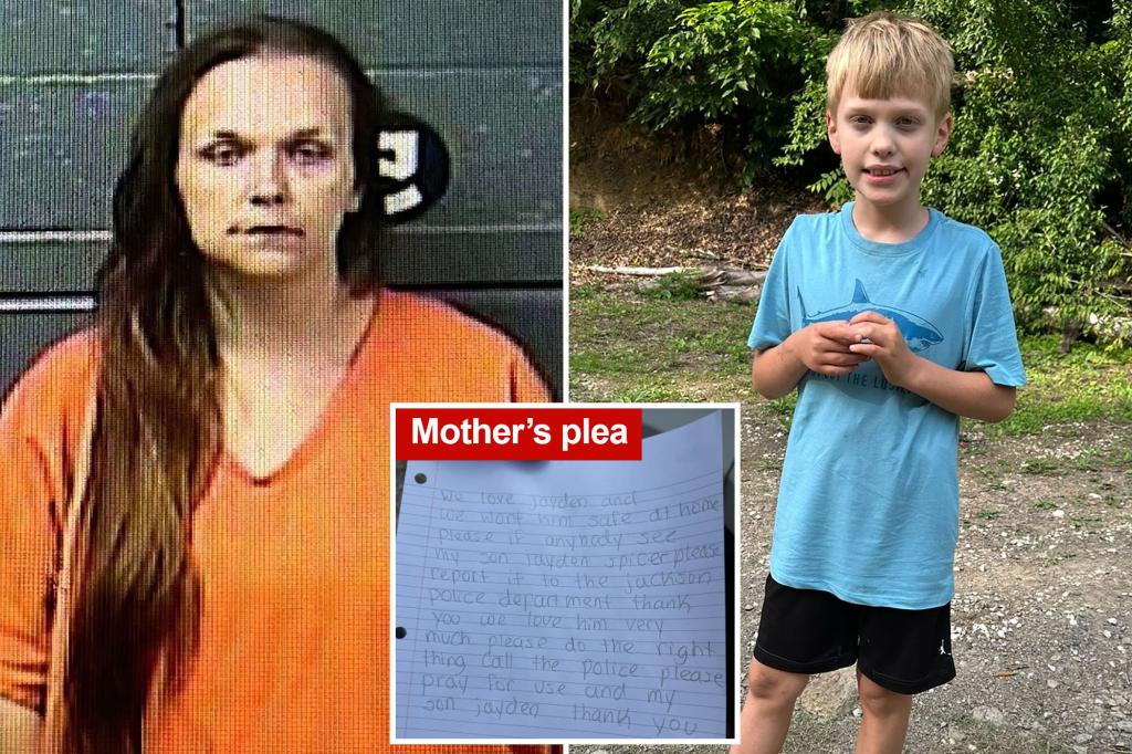 Mom who begged for help finding missing 10-year-old son charged after his body is found in shallow grave