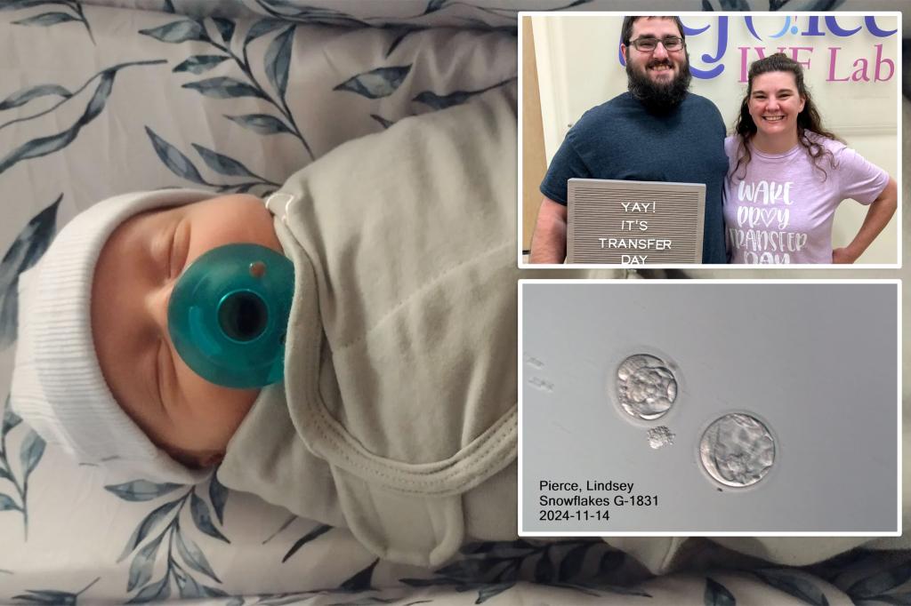 ‘World’s oldest baby’ born in Ohio from embryo frozen over 30 years ago: report